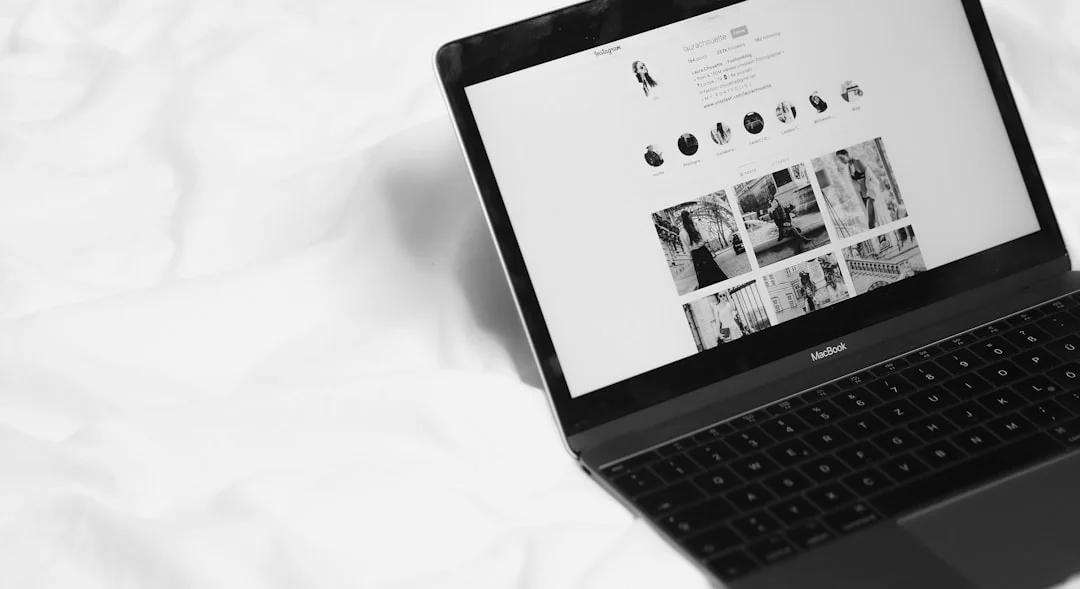 Laptop screen showing Pexels website, ideal for stock photo needs.